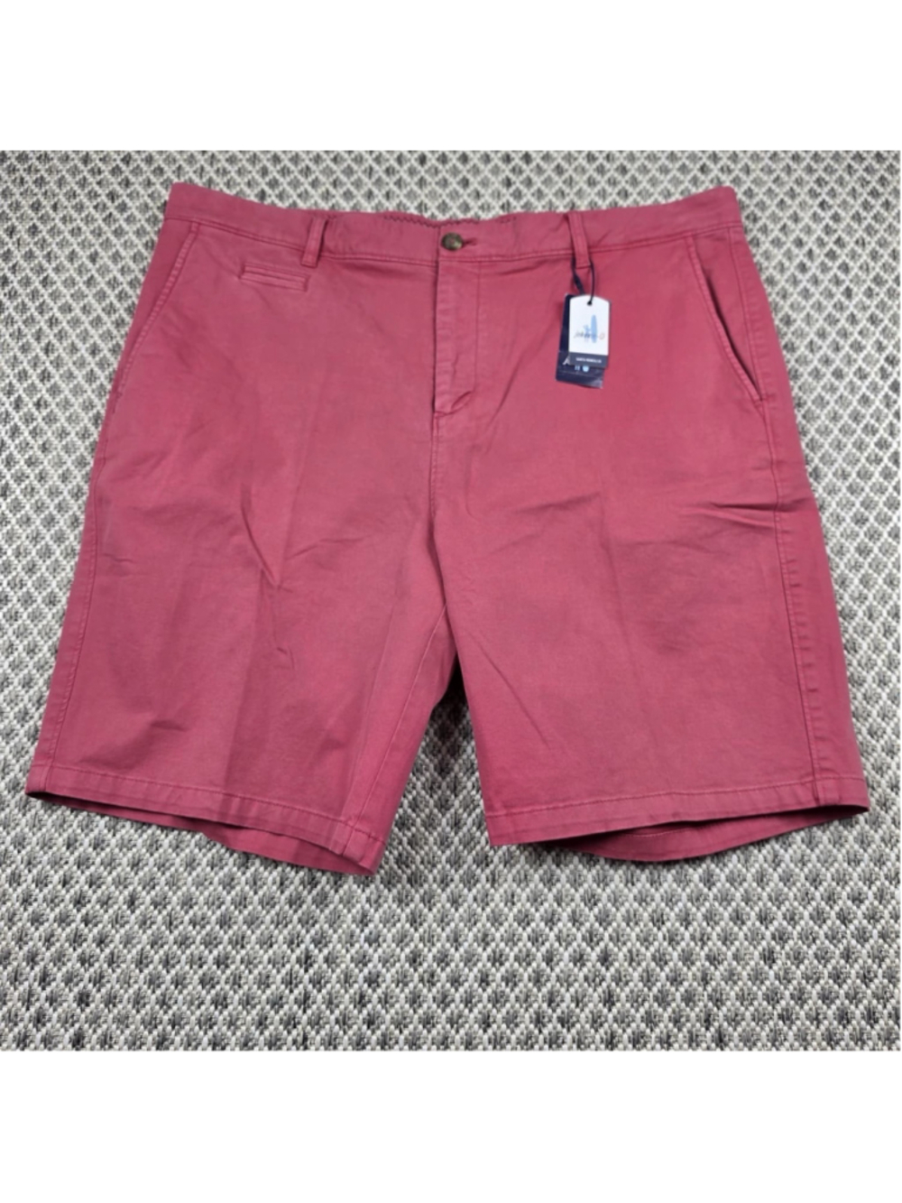 Johnnie-O Men’s Chino Shorts Pink Salmon Size 40 NWT Cotton Casual